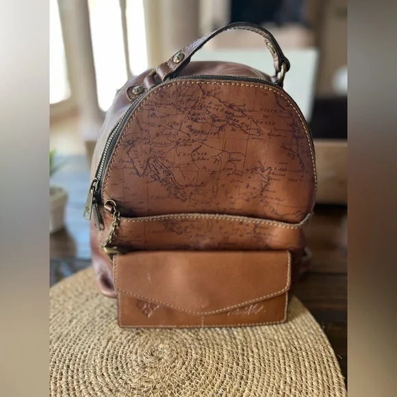 Patricia Nash | Bags | Patricia Nash Brown Leather Backpack  display picture 1